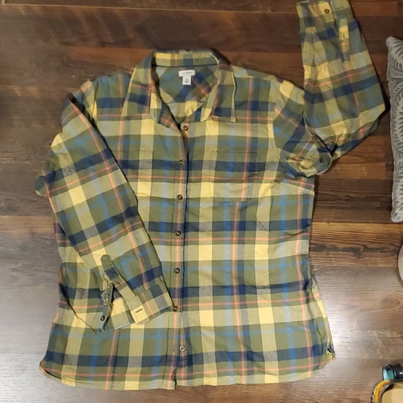 L.L. Bean Tops - L.L. Bean》Classic flannel beautiful colors XL